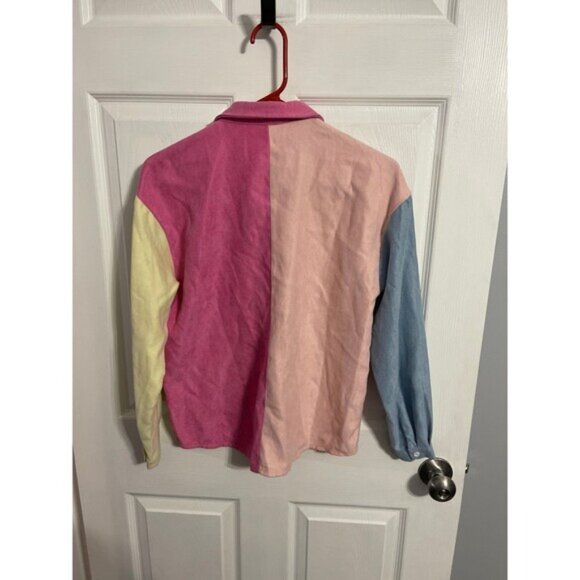 SHEIN Girls Color Block Shirt Size 11/12Y - Picture 3 of 4